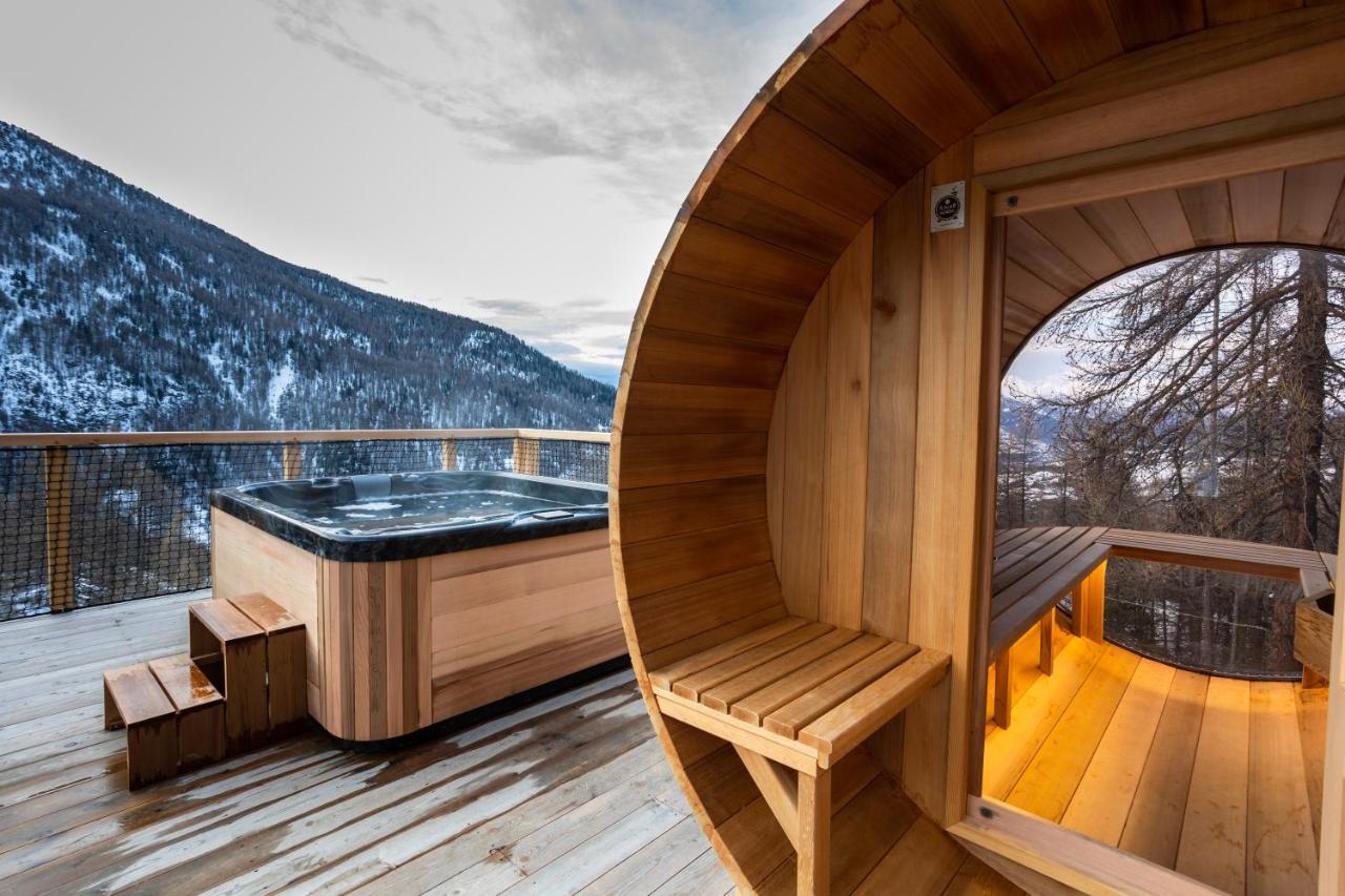 Alpin D'Home Hotel & Spa Les Orres Exteriör bild